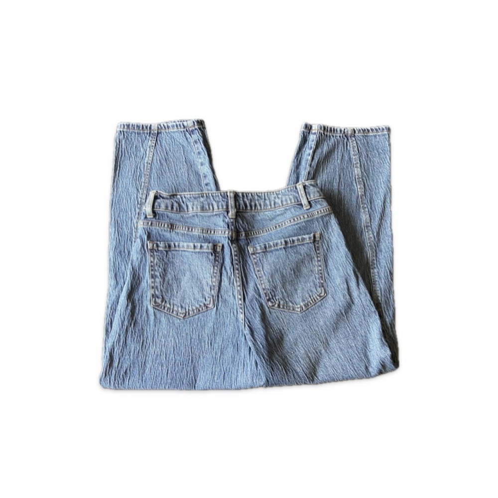Time and Tru High Rise Cropped Barrel Jeans - Picture 4 of 6